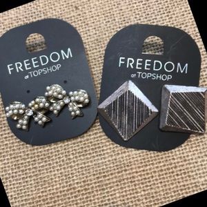 Two pairs of earrings